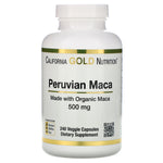 California Gold Nutrition, Peruvian Maca, 500 mg, 240 Veggie Caps - The Supplement Shop