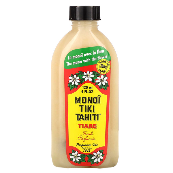 Monoi Tiare Tahiti, Coconut Oil, Tiare (Gardenia), 4 fl oz (120 ml) - The Supplement Shop