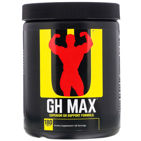 Universal Nutrition, GH Max, Superior GH Support Formula, 180 Tablets - The Supplement Shop