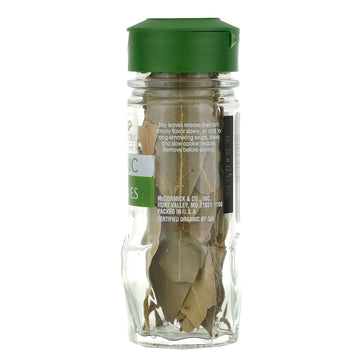 McCormick Gourmet, Organic, Turkish Bay Leaves,  0.18 oz (5 g)