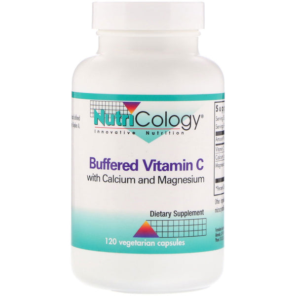 Nutricology, Buffered Vitamin C, 120 Vegetarian Capsules - The Supplement Shop