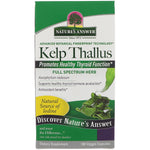 Nature's Answer, Kelp Thallus, 100 Veggie Capsules - The Supplement Shop