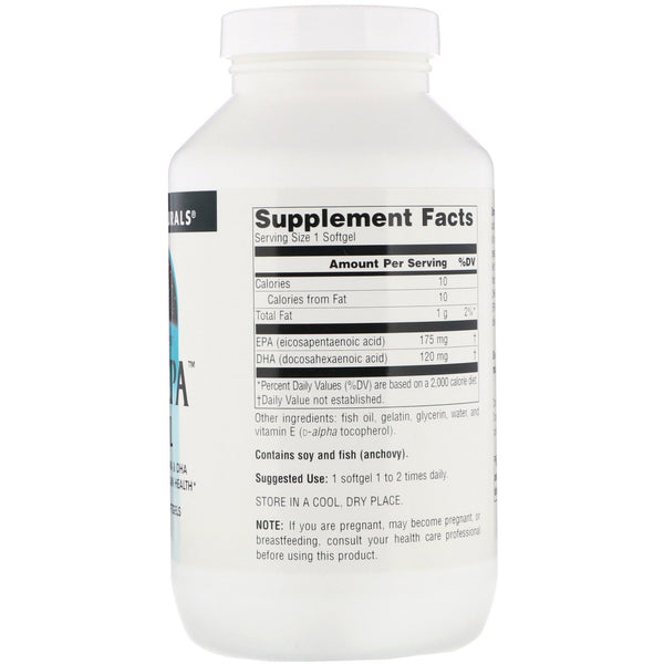 Source Naturals, OmegaEPA Fish Oil, 1,000 mg, 200 Softgels - The Supplement Shop