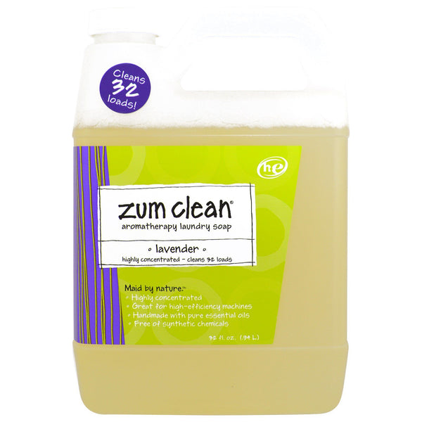 Indigo Wild, Zum Clean, Aromatherapy Laundry Soap, Lavender, 32 fl oz (.94 L) - The Supplement Shop
