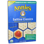 Annie's Homegrown, Saltine Classics, Baked Crackers with Sea Salt, Organic, 6.5 oz (184 g) - The Supplement Shop