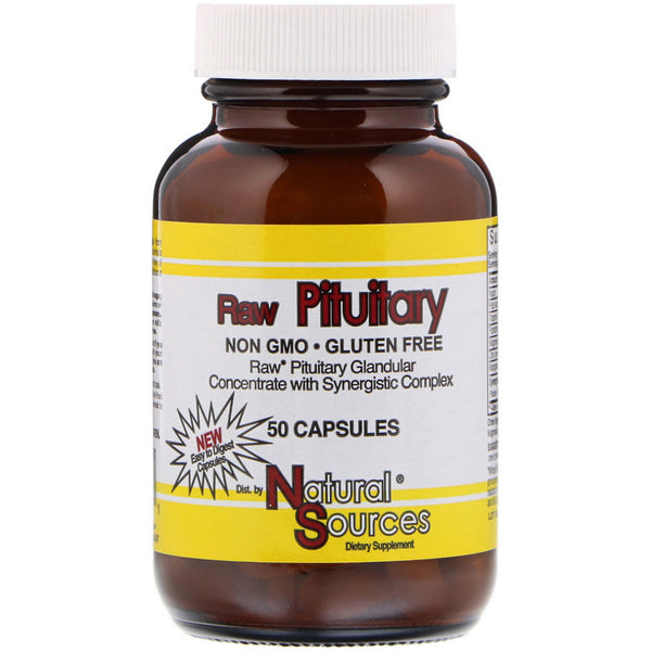 Natural Sources, Raw Pituitary, 50 Capsules - The Supplement Shop