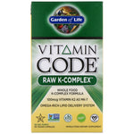 Garden of Life, Vitamin Code, RAW K-Complex, 60 Vegan Capsules - The Supplement Shop