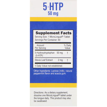 Superior Source, 5-HTP, 50 mg, 60 MicroLingual Instant Dissolve Tablets