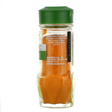 McCormick Gourmet, Organic, Ground Turmeric, 1.37oz (38 g)