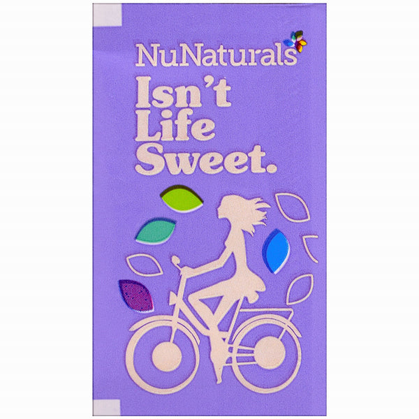 NuNaturals, NuStevia, White Stevia Powder, 1000 Packets, 2.23 lbs (1000 g) - The Supplement Shop