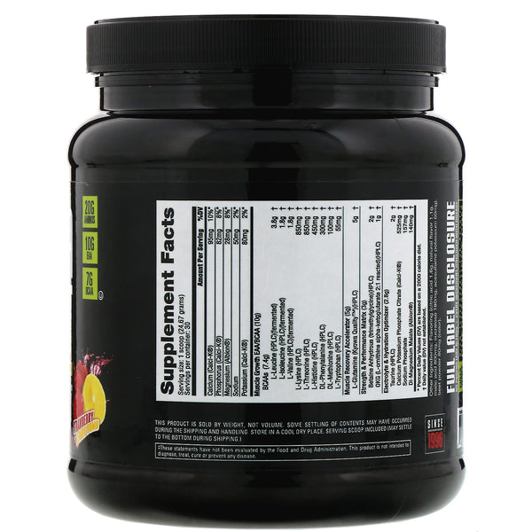NutraBio Labs, Intra Blast, Intra Workout Amino Fuel, Strawberry Lemon Bomb, 1.63 lb (740 g) - The Supplement Shop