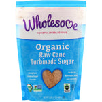Wholesome , Organic Turbinado, Raw Cane Sugar, 1.5 lbs (24 oz.) - 680 g - The Supplement Shop