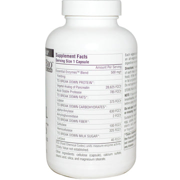 Source Naturals, Daily Essential Enzymes®, 240 Vegetarian Capsules