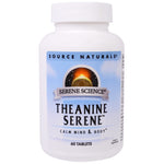 Source Naturals, Theanine Serene, 60 Tablets - The Supplement Shop