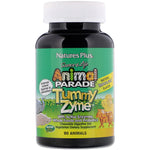 Nature's Plus, Source of Life, Animal Parade, Children's Chewable Tummy Zyme with Active Enzymes, Whole Foods and Probiotics, Natural Tropical Fruit Flavor, 90 Animals - The Supplement Shop