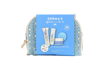 Derma E, Hydrating on the Go, Clean Beauty Travel Kit, 5 Piece Kit
