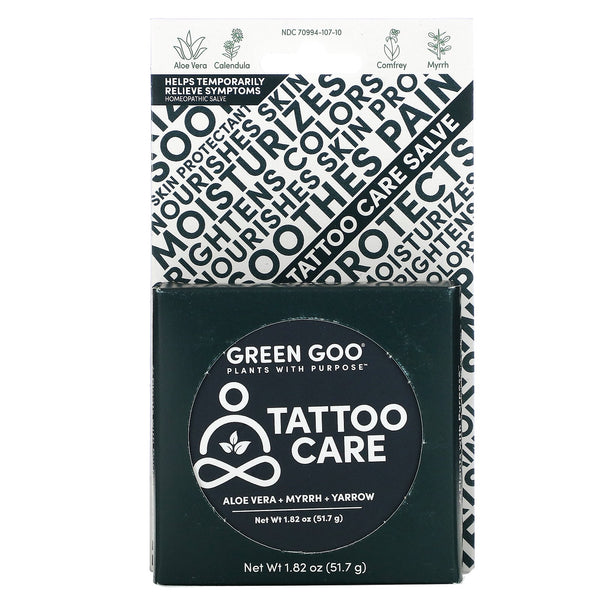 Green Goo, Tattoo Care Salve, 1.82 oz (51.7 g) - The Supplement Shop