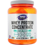 Now Foods, Sports, Whey Protein Concentrate, Unflavored, 1.5 lbs (680 g) - The Supplement Shop