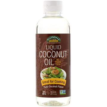 Now Foods, Ellyndale Naturals, Liquid Coconut Oil, Pure Coconut Flavor, 16 fl oz (473 ml)