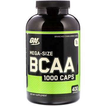 Optimum Nutrition, BCAA 1000 Caps, Mega-Size, 1 g, 400 Capsules