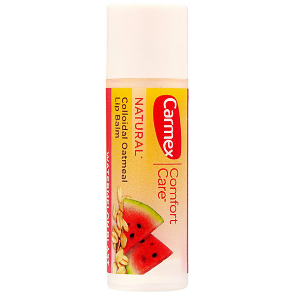Carmex, Comfort Care, Colloidal Oatmeal Lip Balm, Watermelon Blast, .15 oz (4.25 g) - The Supplement Shop
