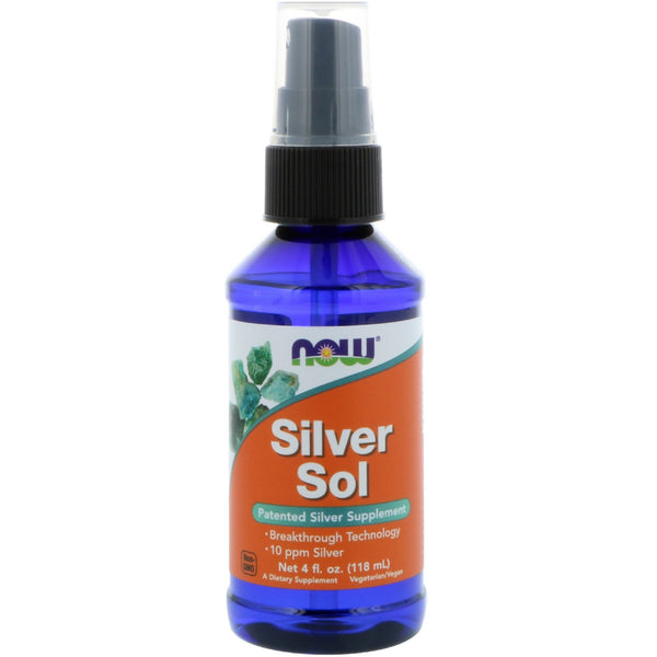 Now Foods, Silver Sol, 4 fl oz (118 ml) - The Supplement Shop
