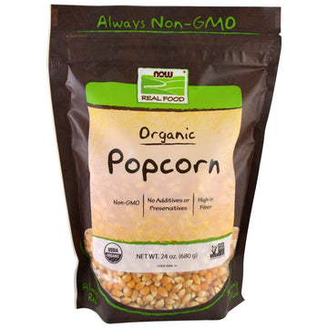 Now Foods, Real Food, Organic Popcorn, 1.5 lbs (680 g)