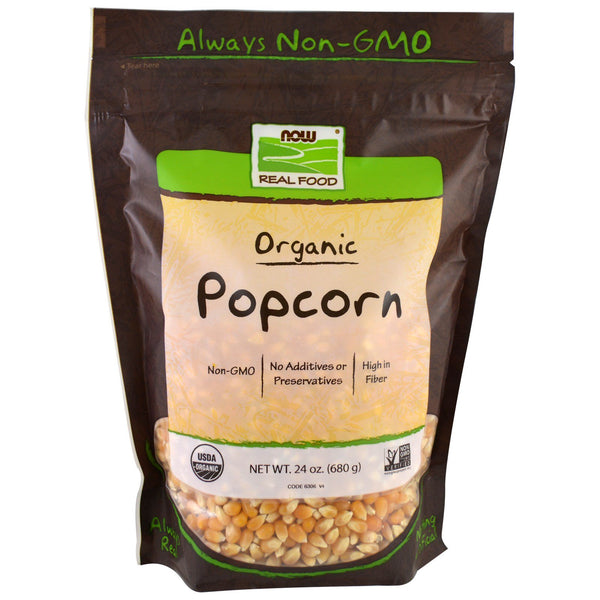 Now Foods, Real Food, Organic Popcorn, 1.5 lbs (680 g)