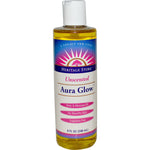 Heritage Store, Aura Glow, Body & Massage Oil, Unscented, 8 fl oz (240 ml) - The Supplement Shop