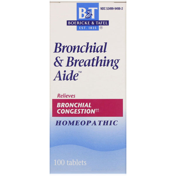 Boericke & Tafel, Bronchial & Breathing Aide, 100 Tablets - The Supplement Shop