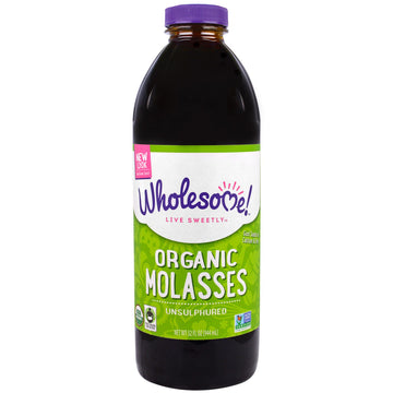 Wholesome , Organic Molasses, Unsulphured, 32 fl oz (944 ml)