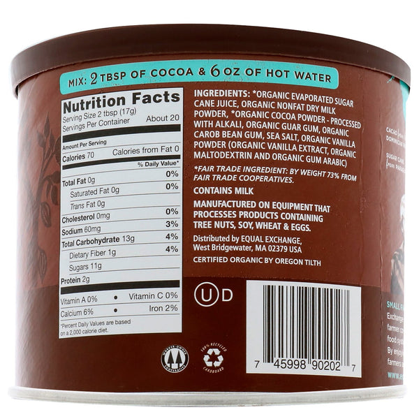 Equal Exchange, Organic Hot Cocoa, 12 oz (340 g) - The Supplement Shop
