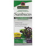 Nature's Answer, Sambucus, Black ElderBerry, 12,000 mg, 4 fl oz (120 ml) - The Supplement Shop