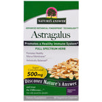 Nature's Answer, Astragalus, 500 mg, 90 Vegetarian Capsules - The Supplement Shop
