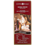 Surya Brasil, Henna Cream, High-Performance Healthy Hair Color for Grey Coverage, Dark Brown, 2.37 fl oz (70 ml) - The Supplement Shop