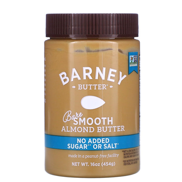 Barney Butter, Bare Almond Butter, Smooth, 16 oz (454 g) - The Supplement Shop