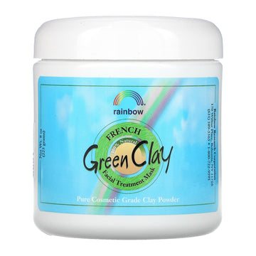 Rainbow Research, French Green Clay, Facial Treatment Mask Powder, 8 oz (225 g)