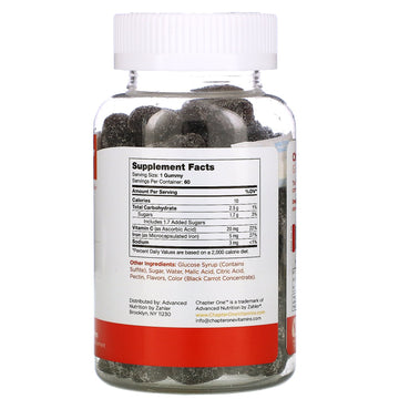 Chapter One, Iron, Flavored Gummies, 60 Gummies