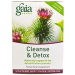 Gaia Herbs, Cleanse & Detox, Caffeine-Free, 16 Tea Bags, 1.13 oz (32 g) - The Supplement Shop