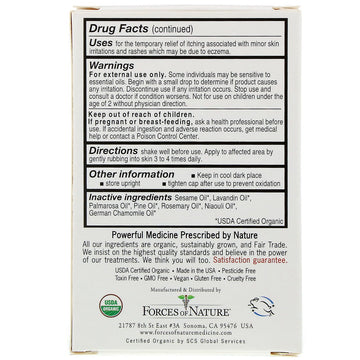 Forces of Nature, Eczema Control, 0.37 oz (11 ml)