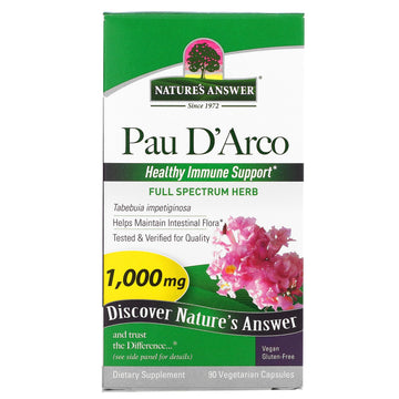 Nature's Answer, Pau D'Arco, 1,000 mg, 90 Vegetarian Capsules