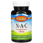 Carlson Labs, N-A-C, 500 mg, 60 Capsules - The Supplement Shop