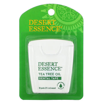 Desert Essence, Tea Tree Oil Dental Tape, Waxed, 30 Yds (27.4 m)