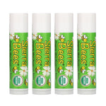Sierra Bees, Organic Lip Balms, Mint Burst, 4 Pack, .15 oz (4.25 g) Each - The Supplement Shop