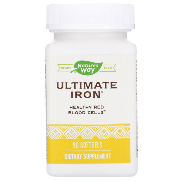 Nature's Way, Ultimate Iron, 90 Softgels - The Supplement Shop