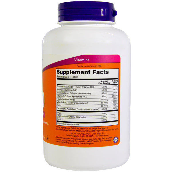 Now Foods, B-50, 250 Tablets
