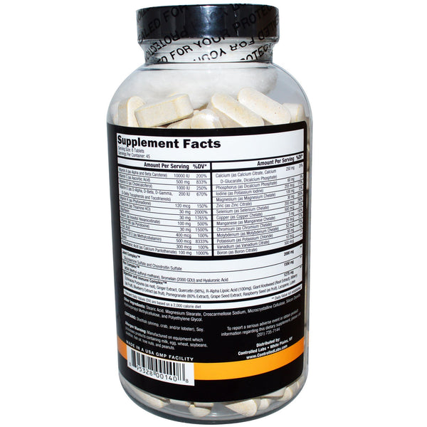 Controlled Labs, Orange Triad, Multi-Vitamin, Joint, Digestion & Immune Formula, 270 Tablets - The Supplement Shop