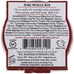 Badger Company, Sore Muscle Rub, Cayenne & Ginger, .75 oz (21 g) - The Supplement Shop
