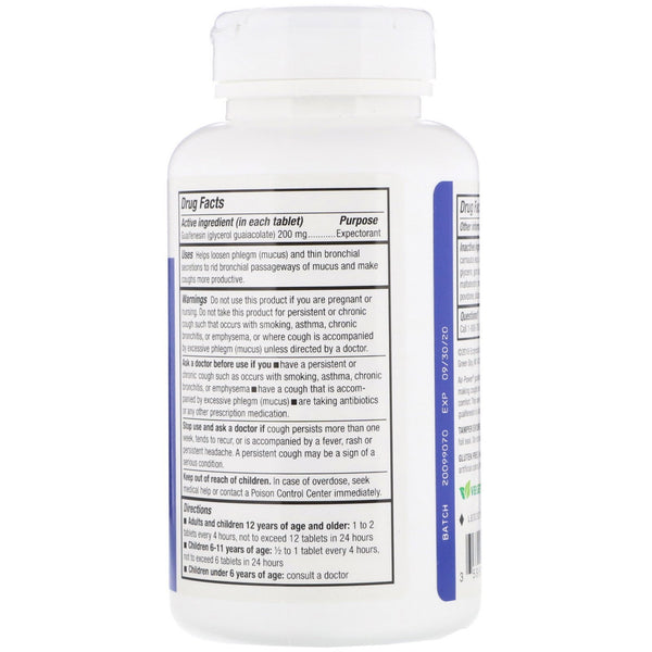 Enzymatic Therapy, Air-Power, Guaifenesin Expectorant, 100 Tablets - The Supplement Shop