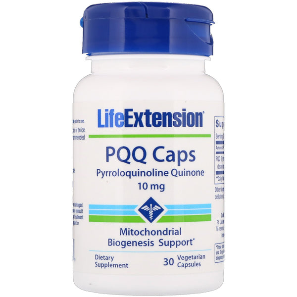 Life Extension, PQQ Caps, 10 mg, 30 Vegetarian Capsules - The Supplement Shop